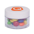 Twist Top Container w/ White Cap Filled w/ Chocolate Littles